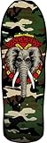 Powell Peralta Mike Vallely Elephant Reissue Skateboard Deck, Camo, 9.85