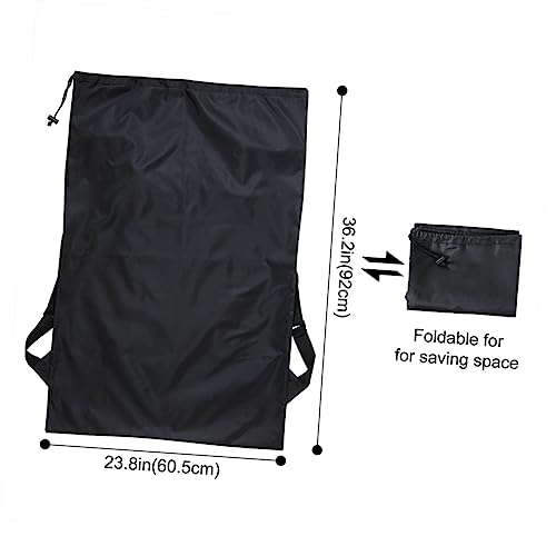 Cabilock Large Waterproof Heavy Duty Backpack Laundry Bag Sturdy Polyester Clothes Storage Bag for Camping Travel and Household Use2