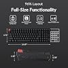 Keychron K4 96% Layout QMK Wireless and Wired Options Mechanical Keyboard Super Banana Switch, RGB Backlight with Shine-Through Double-Shot PBT Keycaps for Mac Windows - Version 3