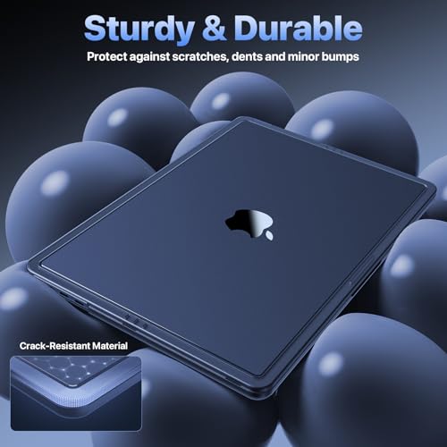 Image of Soonjet CrackGuard for MacBook Air 15 inch Case | M5 M4 M3 M2 2026 2025-2023 | Anti-Crack Upgrade |100% Match Official Color | Laptop Hard Shell + Translucent Keyboard Cover