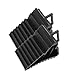 Produktbild Vosarea 2 stücke Reifen Dreieck Pad Universal Schwarz Auto Gummistopper Slip Control Rad Unterlegkeil Anti Slip Tools für Auto LKW