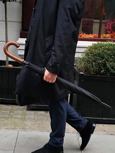 Fulton - Paraguas para Hombre, Talla 90 cm - Talla Inglesa, Color Negro