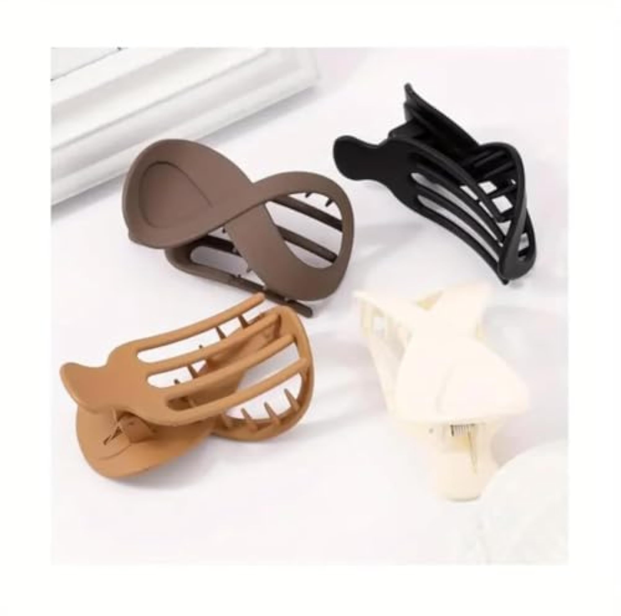 French Style Colorful Claw Clips, Strong Grip for Women