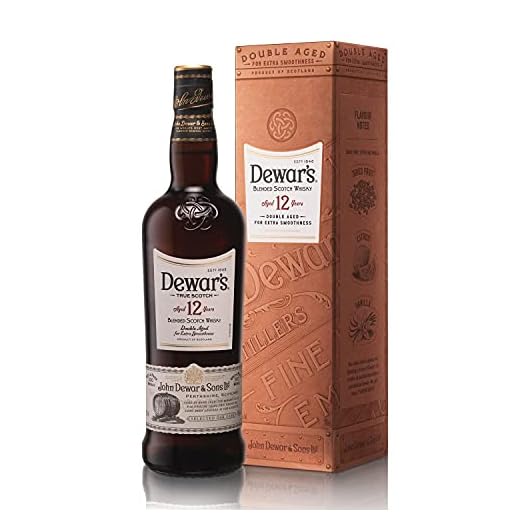 Dewar's 12 Years Old The Ancestor Blended Scotch Whisky 40% Volume 0,7l in Geschenkbox Whisky