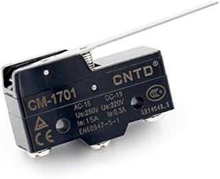 Woljay Limit Micro Switch Snap Action Long Hinge Lever 250VAC 15A SPDT Momentary CM-1701 CE Tuv