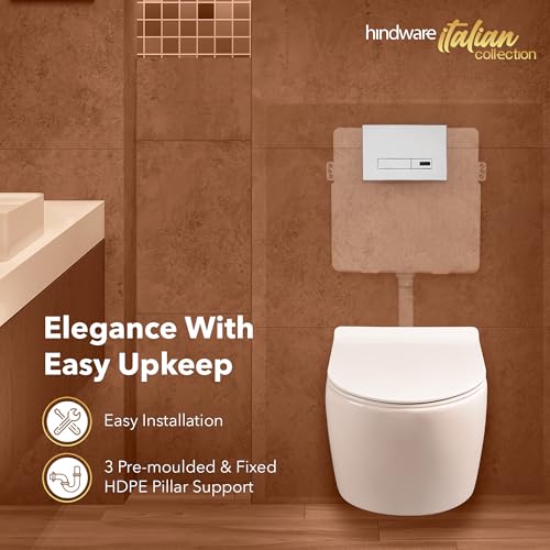 Image of Hindware Concealed Cistern for Bathroom | Made of PVC | Half Frame | Neo | Single Body Construction