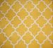 Upholstery Moroccan White on Yellow Waterproof Outdoor Canvas fabric 60" Wide