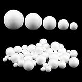 Multiuso: le palline di polistirolo possono essere utilizzate per le lezioni di artigianato a scuola o come decorazioni natalizie, ma anche come decorazioni fai da te per altre occasioni festive.