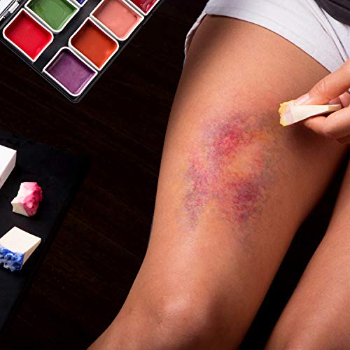 Narrative Cosmetics Fx Alcohol-Activated 12 Colors Makeup Palette, Highly Pigmented Professional Makeup For The Stage, Film, Costumes, Cosplay, Sfx, Performance Arts #TOP6