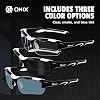 ONIX Pickleball Falcon Eyewear Sun Protection Non-Slip Nose Piece Modern and Lightweight Secure Design