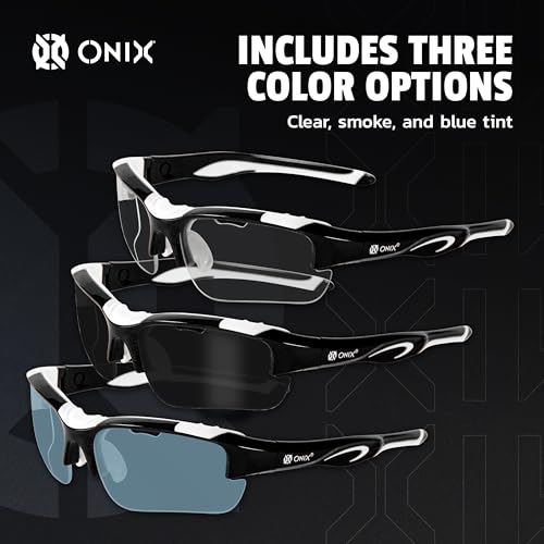 Image of ONIX Pickleball Falcon Eyewear Sun Protection Non-Slip Nose Piece Modern and Lightweight Secure Design
