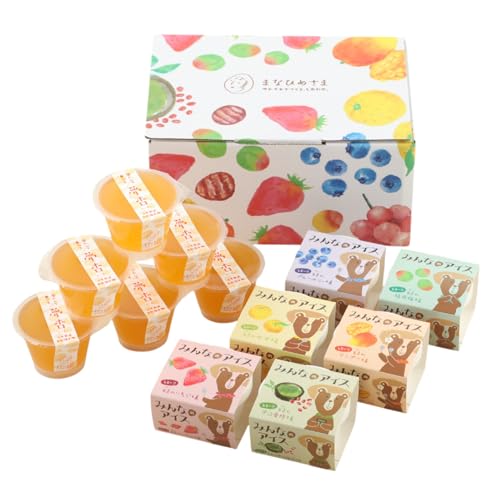 [アレルギー対応スイーツ]まなひめさまセットA(里芋ベースのゼリー風スイーツ&アレルギー特定原材料8品目不使用のアイス)