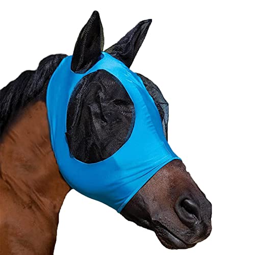 Zerodis Capa de malha de cavalo, macia, flexível, eficaz e durável proteção visível contra mosquitos