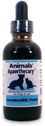 Animals' Apawthecary Dandelion Milk Thistle for Dogs and Cats, 2oz