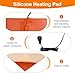 MECCANIXITY Silicone Heating Pad, 120V 300W Car Engine Block Oil Pan Heater Heater Strips for Constant Temperature 203.4mm x 152.4mm, Pack of 2