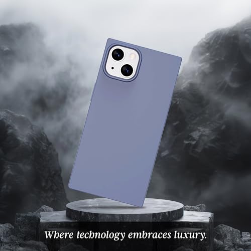Image of COCOMII Rectangle for iPhone 14 Plus /15 Plus Case, Matte Slate Silicone