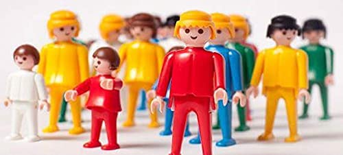Kit Bonecos Playmobil - Constelação Familiar - 20 unidades (8H8M2MO2MA)
