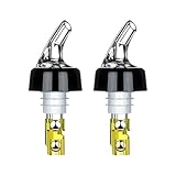 45ml Automatic Measuring Bottle Pourer Beverage Dispenser 2PCS with Metal Bead Design for Even Pouring Household Use Kitchen Liquid Manager