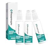 Deospray, Anti-Transpirant, Deodorant gegen Hyperhidrose für Hände, Füße und Kopf, langanhaltend und geruchshemmend, 30 ml (3)