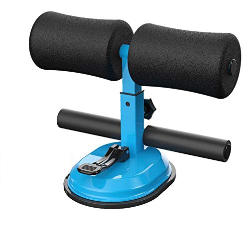 GZD Abdominales Asistente de Dispositivos de múltiples Funciones Portable Sit-up Barra Auxiliar, Ajustable autoaspirante Cuerpo del Ejercicio de la Aptitud Equipo de Entrenamiento Que Adelgaza,Azul