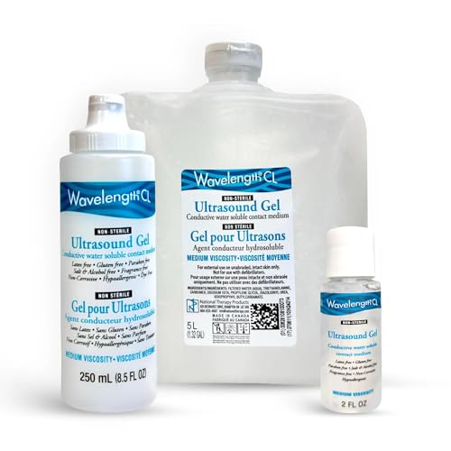 Wavelength® CL Clear Multi-Purpose Ultrasound Gel – 5L Jug with e...
