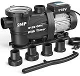 Vidapool 2HP 8120 GPH Pump with Timer