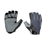 KLKCMS 登山用グローブ、サイクリング用グローブ、セーリング用グローブ、マウンテンロードバイク用ワークアウト用グローブ, Gray L