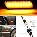 2Pcs Dynamic Led Fender Side Marker Lamp Fender Turn Signal Light Indicator Blinker Compatible with BMW 3 5 7 Series E32 E34 E36