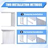 1 Set Opening Air Conditioner Side Panel Kit, PVC Double Level Insulation, Easy Installation for Universal Fit, Use