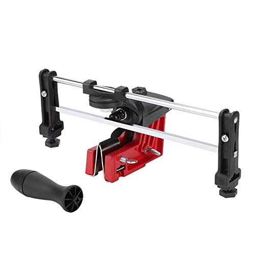 Affûteuse de chaîne manuelle, tronçonneuse portative Scie à chaîne Guide de classement pour chaîne d'affûteuse pour chaîne de tronçonneuse Montée sur une barre métallique Guide de classement pour chaî