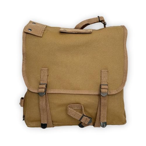 US M-1941 Haversack WW2 Field Bag Vintage Khaki Canvas Backpack WWII M1941 Upper Pack