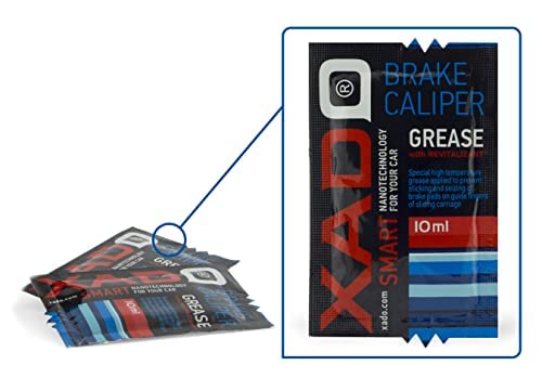 XADO Brake Caliper & Guide Pin Grease - 4x10ml Sachet + 1x Supergrease