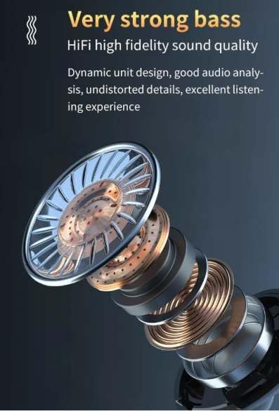 Miniatura 6 de Auriculares inalámbricos, auriculares Bluetooth 5.1, emparejamiento automático, auriculares Bluetooth estéreo inalámbricos de alta fidelidad para