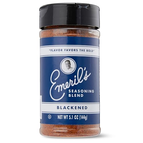 Emeril Lagasse 5 Oz, 3-Pack and 6-Pack Seasoning Blend: Original Essence, Cajun, Blackened, Chicken Rub, Steak Rub and Rib Rub Best Seasonings and Spices for Cooking (Blackened)