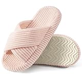 Confortables et légères : le tissu en velours côtelé des pantoufles est doux, confortable et agréable à porter. Légères et confortables sous le pied, elles vous permettent de vous détendre pleinement chez vous.