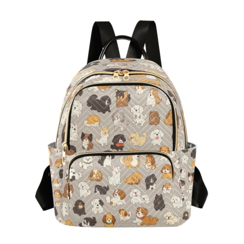 Dessin animé mignon chien sac à dos pour éviter les sacs lourds