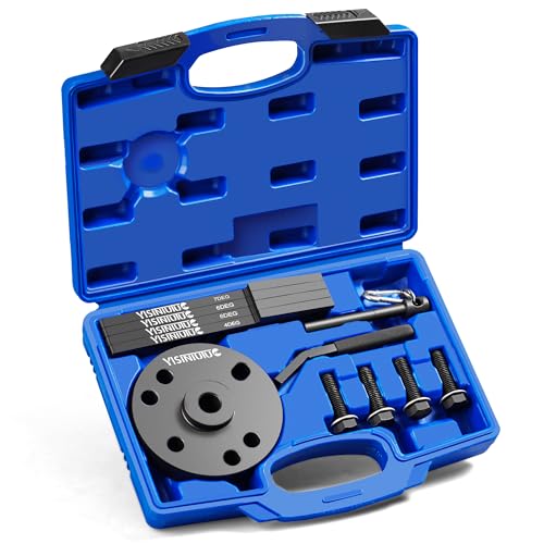 3163021 Cam Timing Tool Kit Engine Brake Adjustment Tool 7MM for All Cummins ISX QSX Engine 2007-2017.Heavy Duty Camshaft Holding Tool with 3163530 Engine Brake Adjustment Tool 3163069 Cam Gear Puller
