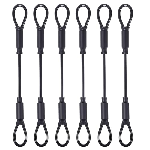6-Pack Stainless Steel Cable with Loops 5.9