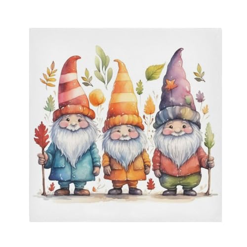 Servilletas de tela multicolor set x6 20x20 pulgadas miniatura 1