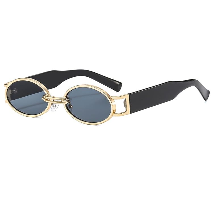 bullabulling Fashion Punk Sunglasses Small Oval Women Sunglasses Designer Vintage Men Sun Glasses Shades UV400