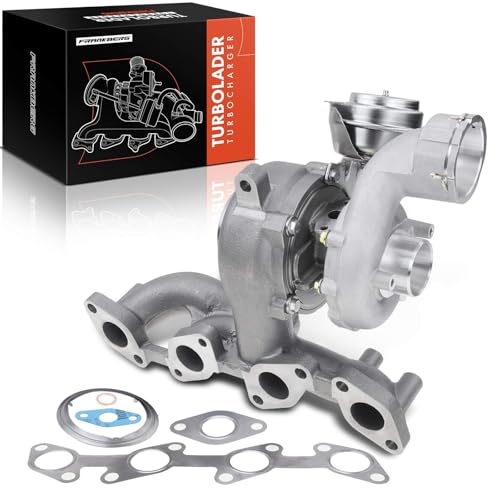Frankberg Turbocompresor Compatible con A3 8P1 8P7 8PA 2.0L 2003-2013 Altea 5P1 5P5 5P8 2.0L 2004-2009 Leon 1P1 2.0L 2005-2010 Octavia 1Z3 1Z5 2004-2010 Sustituir# 03G253010H