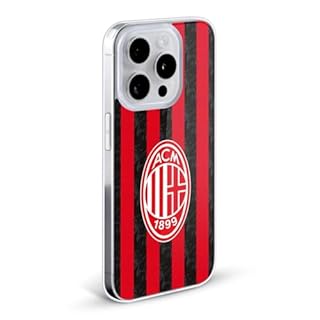 Head Case Designs Licenza Ufficiale AC Milan Home Kit per Stemma 2025/26 Custodia in Gel [Protezione di Grado Militare] Compatibile con Apple iPhone 17 PRO Max E Compatibile con MagSafe