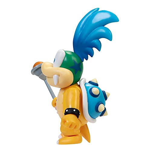 Super Mario - Bonecos Colecionaveis 4 Polegadas, Candide, Larry, Marrom, Candide