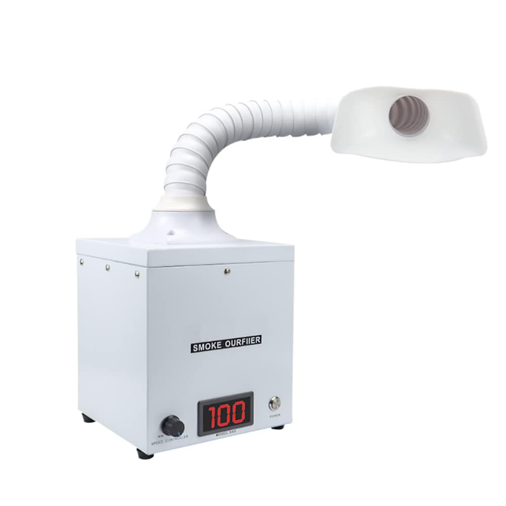 Extractor de humos de soldadura, filtración multicapa de bajo ruido para soldar purificación de humo en talleres de bricolaje