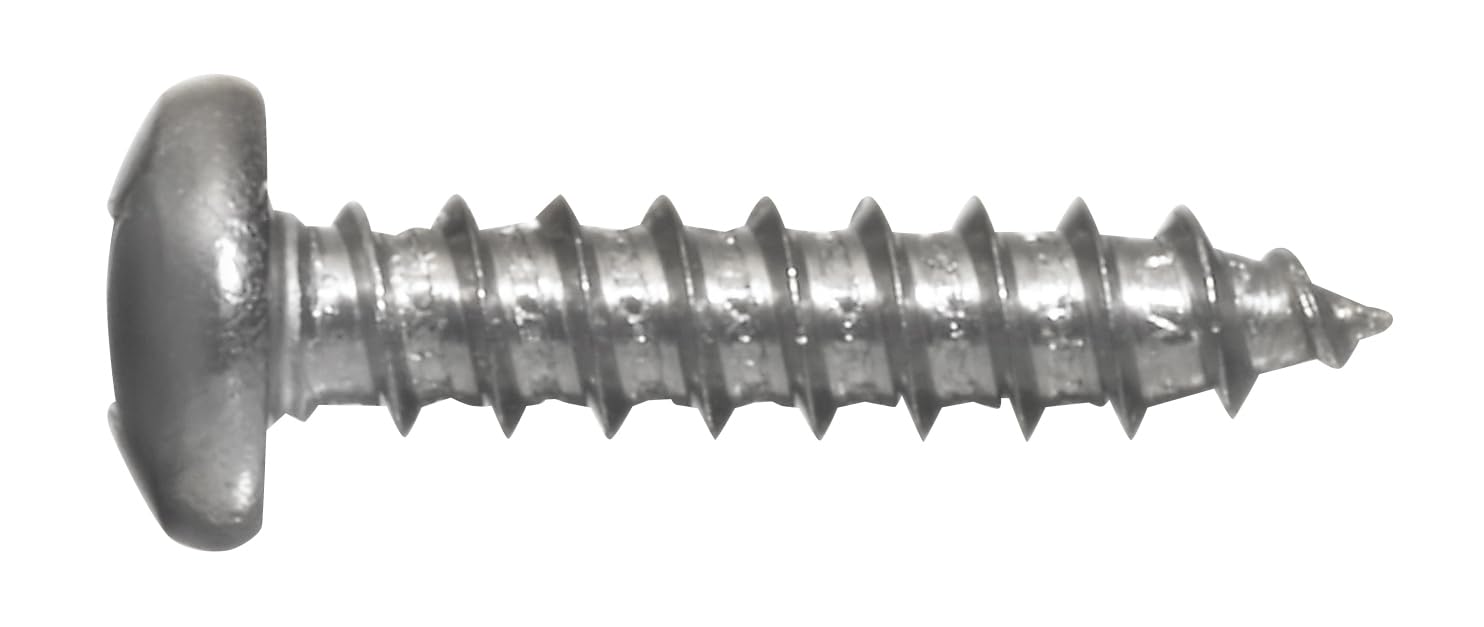 # 10 X 5/8 tornillos de metal de cabeza troncocónica ", rosca completa, cuadrada, acero inoxidable 18 – 8, acabado brillante, SELF-TAPPING, cantidad 100 piezas