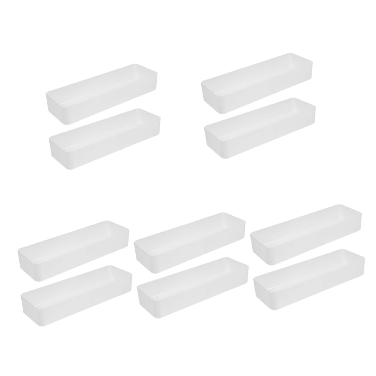Cabilock 10stücke Besteck Organizer Für Schublade Praktischer Cutlery Divider Aus Robustem Material Für Küchenutensilien Besteck Und Mehr Mittelgroß