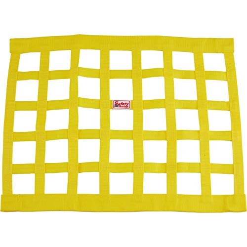 Safety Racing 18 x 24 Yellow Ribbon Style Window Net-Nylon/Polyester
