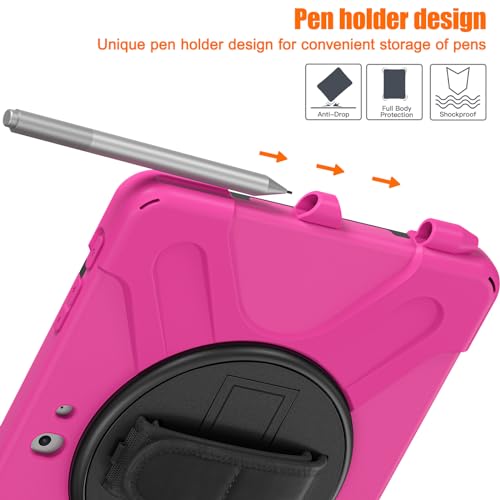 Coque Surface Go pour enfants rose avec sangle pour trajets sereins - 6