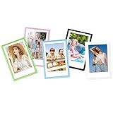 Fintie 2x3 inch Magnetic Photo Frame for Fujifilm Instax Mini Instant Film, [5 Pack] Magnet Picture Frames Sleeves, Small Picture Holder for Refrigerator, Lockers Cabinets