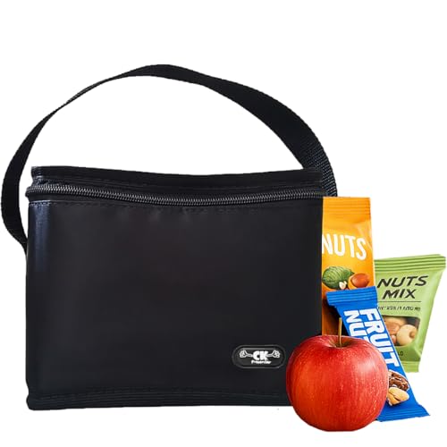 Bolsa Térmica Pequena Preta 2 Litros Para Marmita E Lanches